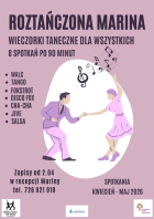 plakat promujący wieczorki taneczne